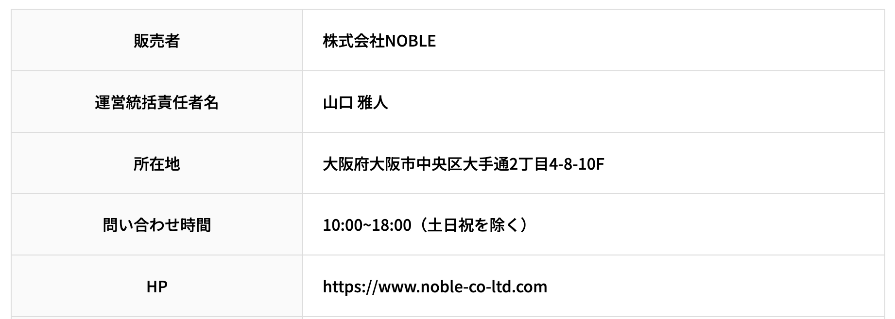 退職前リスタートの運営会社情報