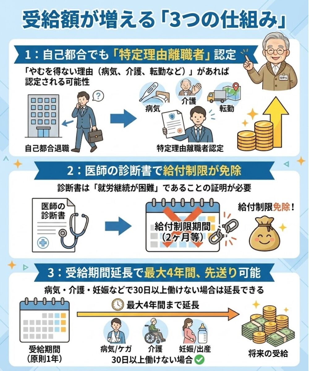 退職サポーターズのからくり①「受給額が増える3つの仕組み」