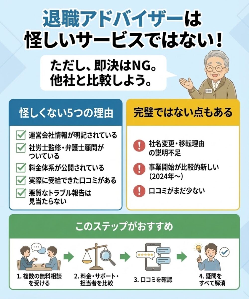 【口コミ調査の結論】退職前アドバイザーは利用するべきか結論